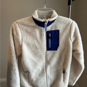 Old Navy Cream Sherpa Jacket